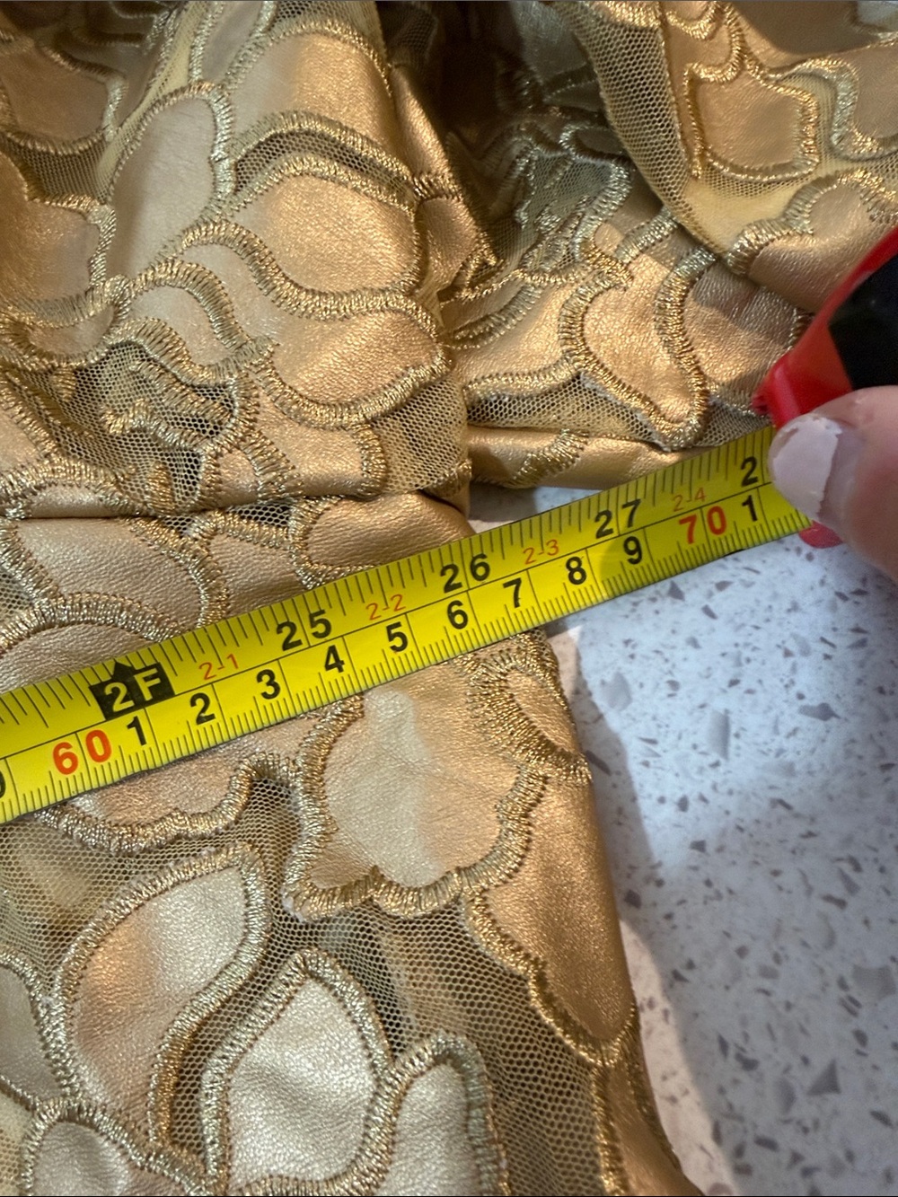 Colleen Lopez Women Floral Gold Sheer Zip Up Jacket Artsy Boho Victorian Plus 2X - Picture 7 of 9